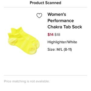3 pair alo yoga performance Chakra Tab Socks - Neon Yello